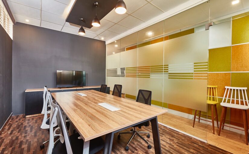 Modular glass partitions installed in IT office space in Chennai