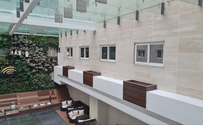 Skylight roof system installed in residential space in Chennai