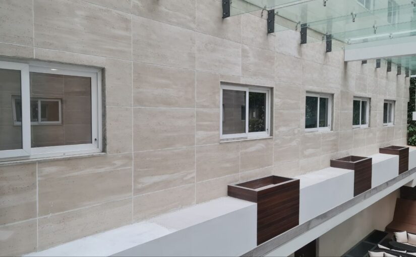 Patio enclosure system installed in residential outdoor area in Chennai