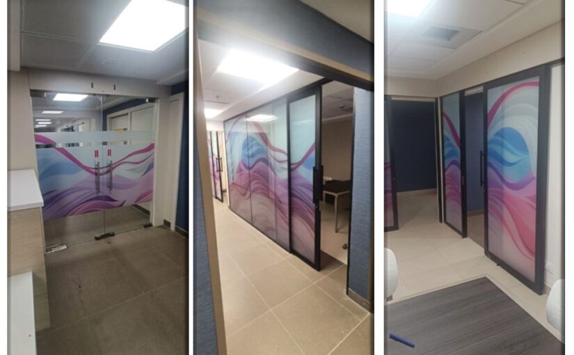 Frameless glass shower cubicle in Chennai home