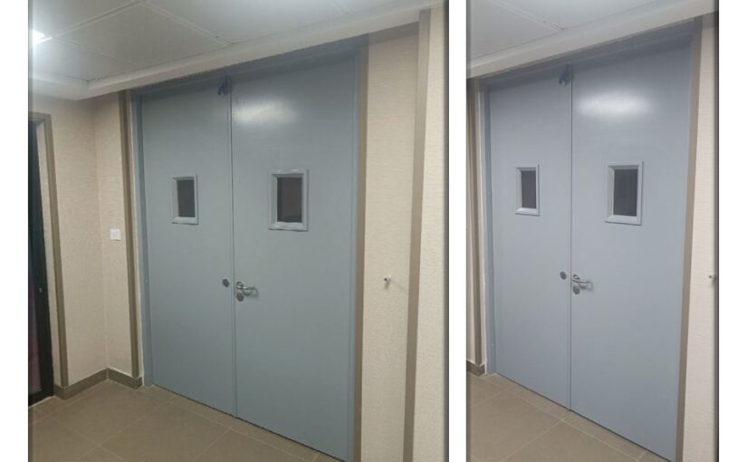Sensor sliding door installed in Chennai office