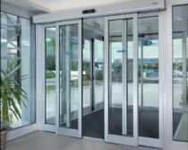 Fire-rated automatic glazed sliding door image