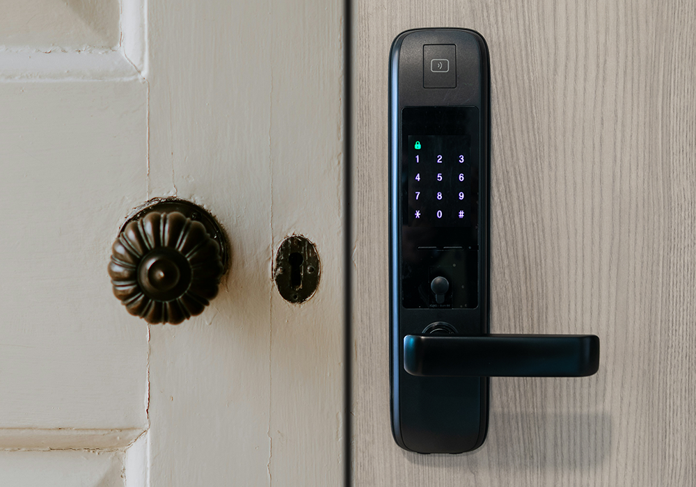 Smart door locks, digital door locks, and biometric door locks in Chennai installed by MMC Group for homes, offices, and high-security areas